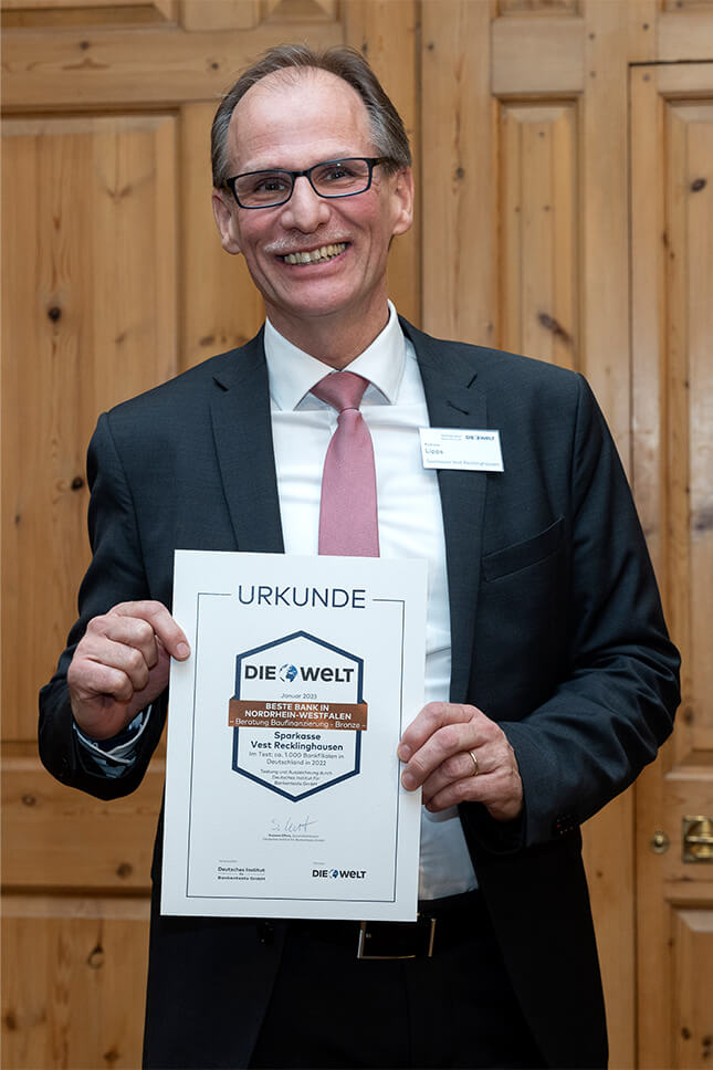 Andreas Lipps, Vertriebsdirektor S-Immobiliencenter Sparkasse Vest Recklinghausen