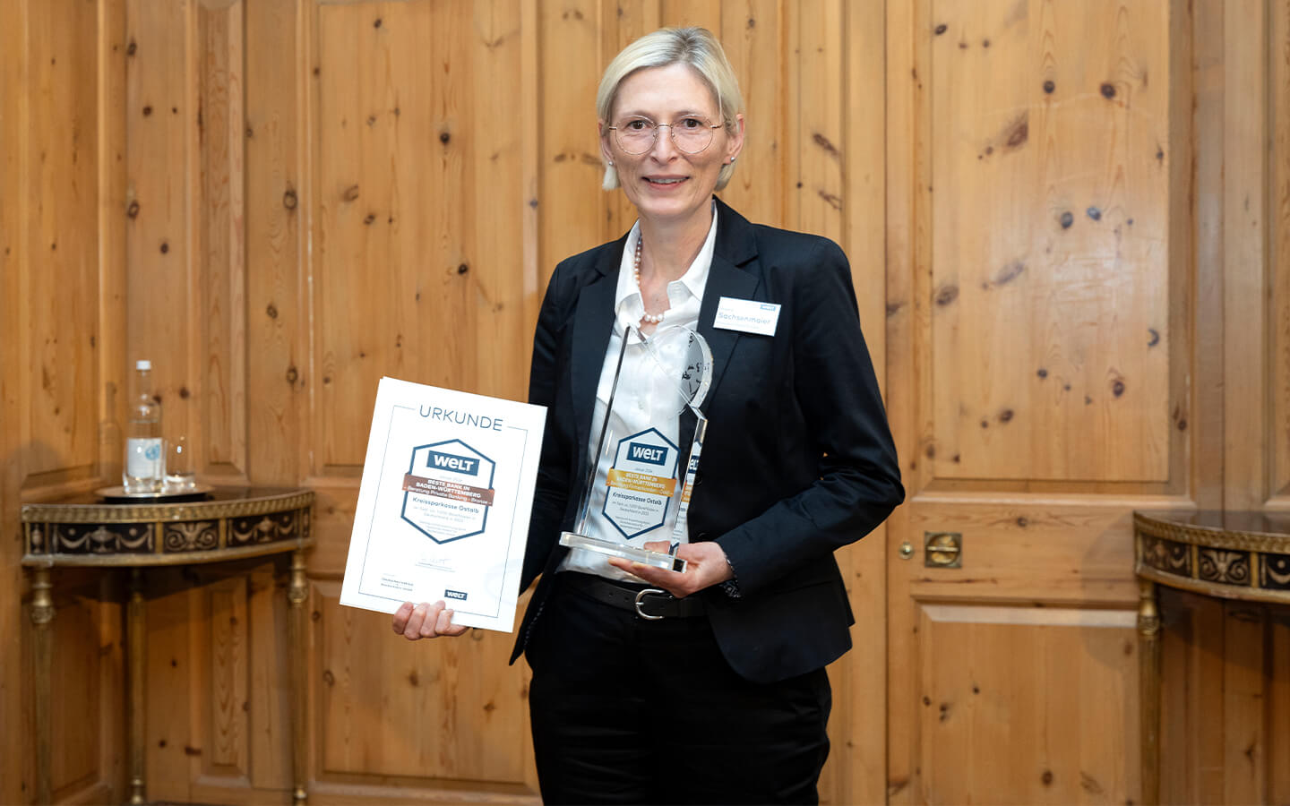 Irmgard Sachsenmaier, stellvertretendes Vorstandsmitglied der Kreissparkasse Ostalb