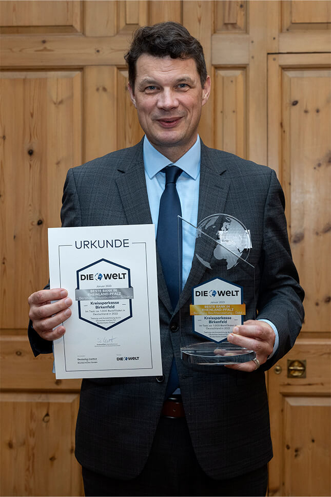 Jörg Ritter, Leiter Privatkunden Kreissparkasse Birkenfeld