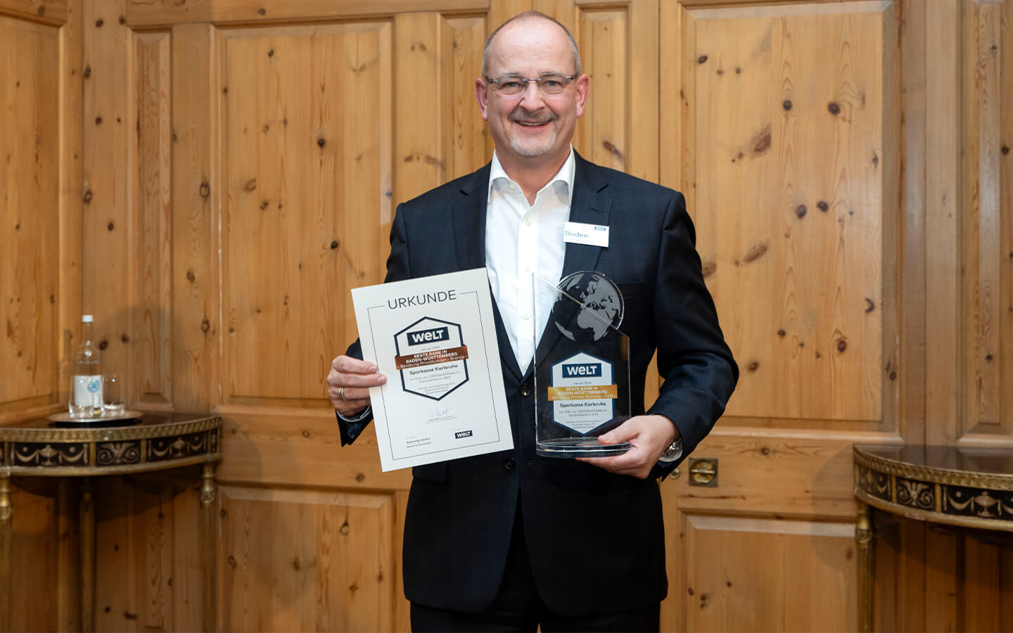Lutz Boden, Vorstand der Sparkasse Karlsruhe