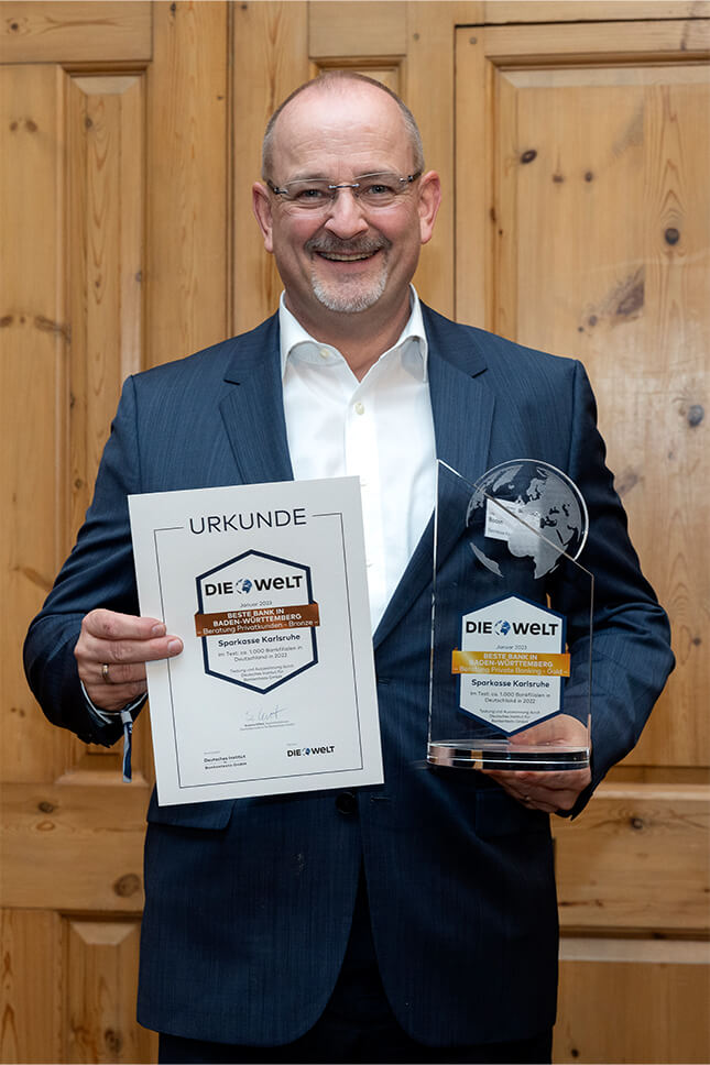 Lutz Boden, Vorstandsmitglied Sparkasse Karlsruhe