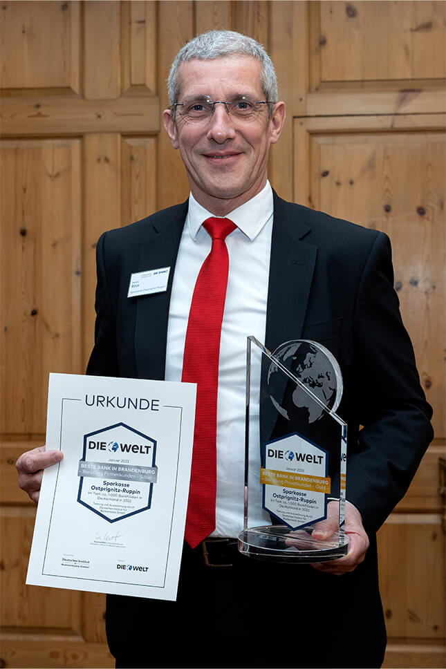 Markus Rück, Vorstandsvorsitzender Sparkasse Ostprignitz Ruppin