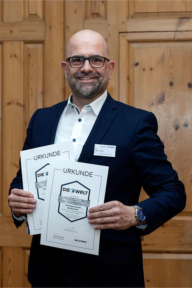 Rainer Santema, Abteilungsleiter S-Firmen Center Kreissparkasse Euskirchen