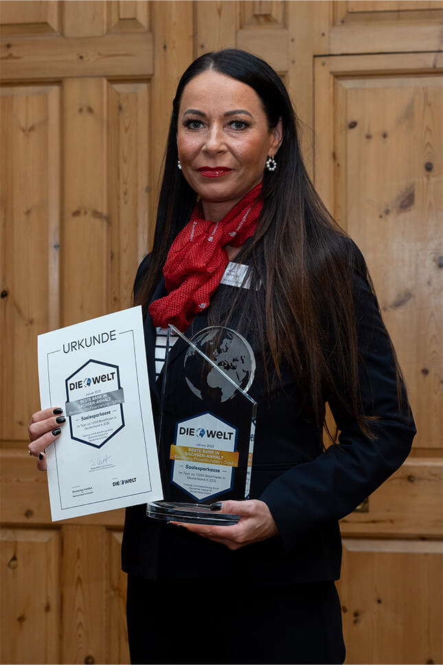 Stefanie Schmitz, Gebietsdirektorin Saalesparkasse