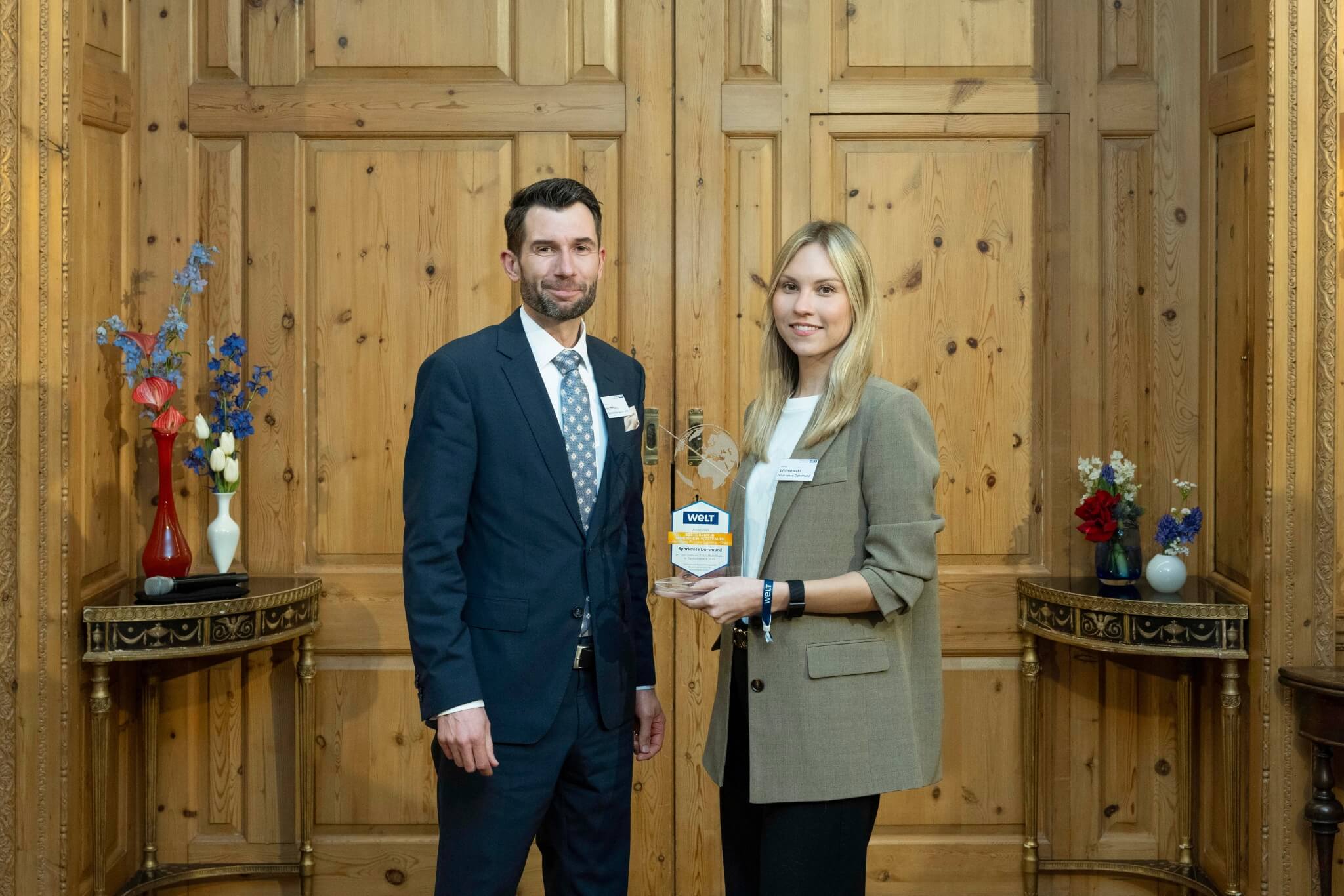Jan Hoffmann und Jasmin Wisniewski, Sparkasse Dortmund
