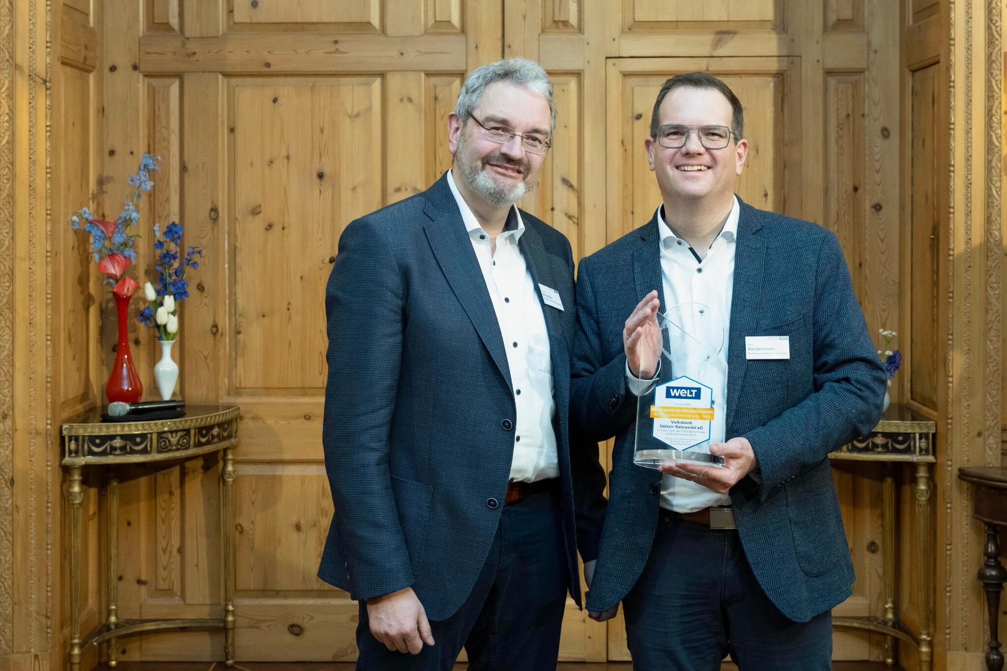 Michael Pörschke und Marc Bockelmann, Volksbank Uelzen-Salzwedel eG