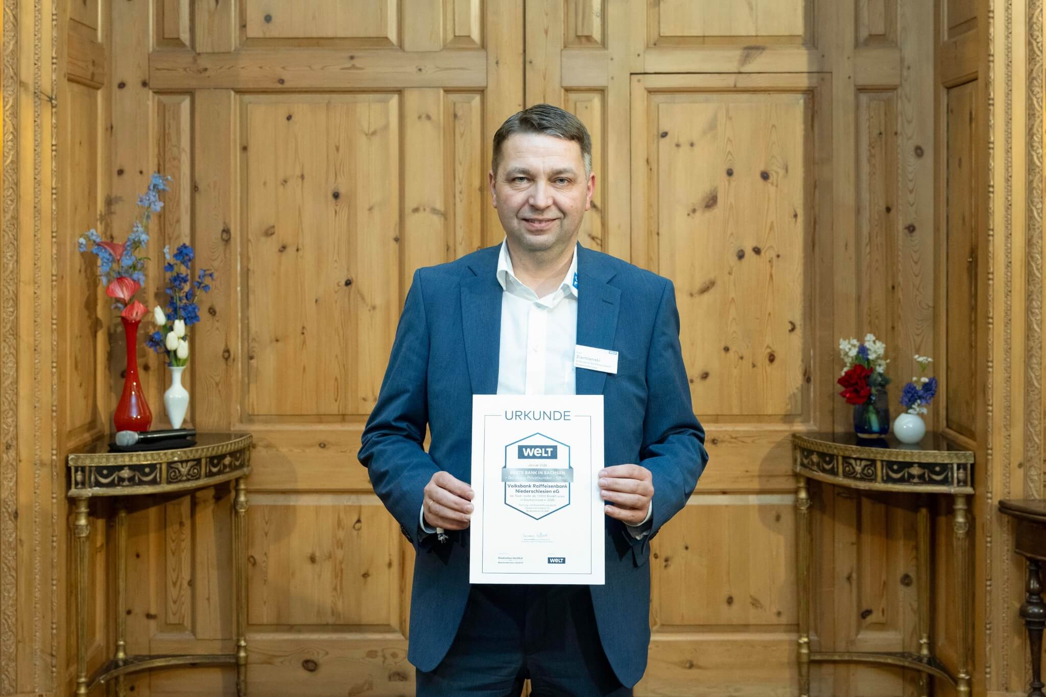 René Ziemianski, Volksbank Raiffeisenbank Niederschlesien eG