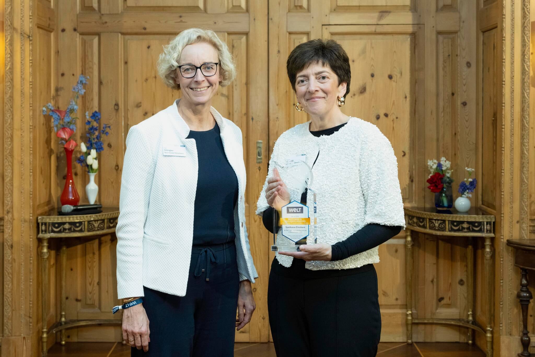 Silke Gängler und Regina Stelling, Sparkasse Elmshorn